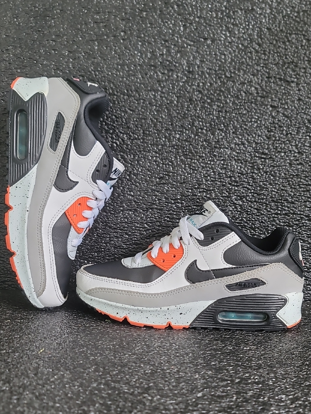 Nike Air Max 90 LTR "White Turf Orange" Wmns 6 Fast Shipping
